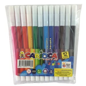 MARCADOR CARIOCA  X  12 COLORES  (216)
