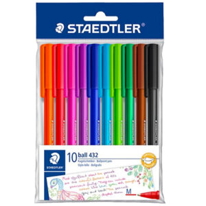 BOLIGRAFO STAEDTLER BALL X 10 C.FASHION (10-120)