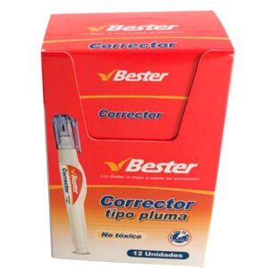 BOLIGRAFO CORRECTOR BESTER  7 ML P/METAL (12-144)