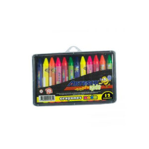 CRAYONES ARTESCO X 12 COL JUMBO NEON C/ESTUCHE