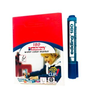 MARCADOR EDDING 180 AZUL      P.R. B/AGUA (10)