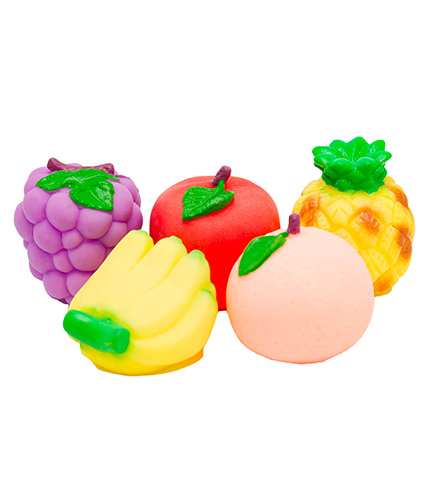 JGO. DIDAC.  FRUTAS DIDACTTCAS X 5  MEDIANAS