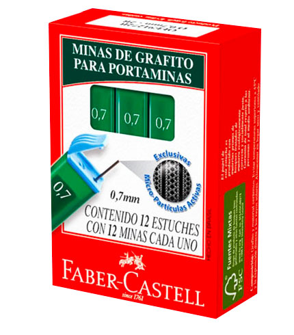 MINAS FABER CASTELL  07 HB