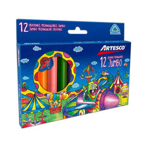 CRAYONES ARTESCO X 12 C.JUMBO TRIANGULAR (12-144)