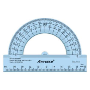 GRADUADOR ARTESCO DE 180°   10 CM  (25)