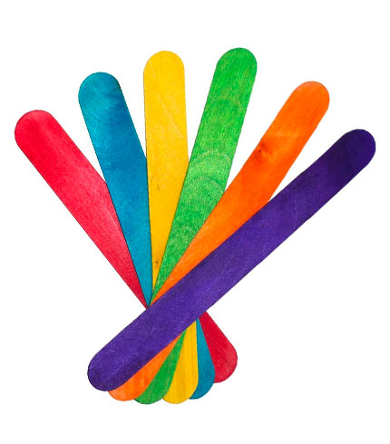 05062 PALOS BAJALENGUAS COLORES X 100 Unds - Image 1