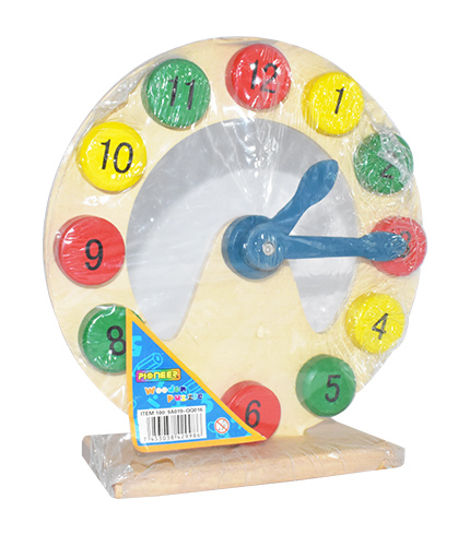 JGO. DIDAC.  RELOJ DE MADERA   429986