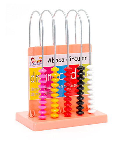 ABACO CIRCULAR PLASTICO 5 VUELTAS 50 MULLOS 1 ABACO CIRCULAR PLASTICO 5 VUELTAS 50 MULLOS