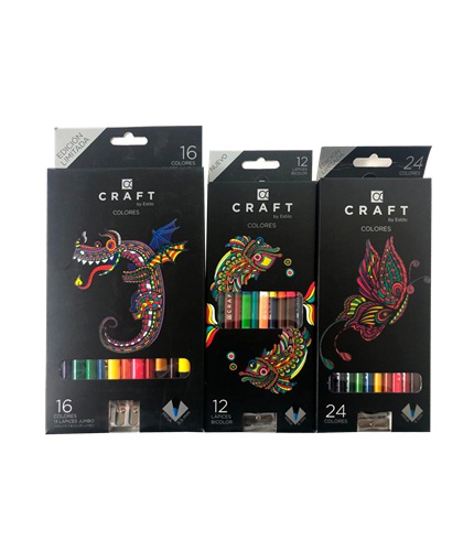 PINTURA CRAFT TRIANG X 16 COLORES LARGA + SACAP 1 PINTURA CRAFT TRIANG X 16 COLORES LARGA + SACAP
