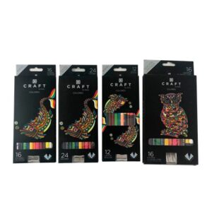 PINTURA CRAFT TRIANG. X 16 COLORES JUMBO + SACAP