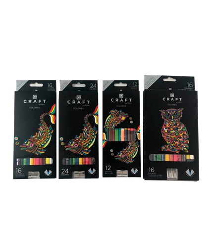 PINTURA CRAFT TRIANG PINTURA CRAFT TRIANG. X 16 COLORES JUMBO + SACAP