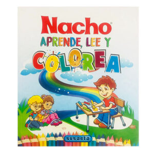LIBRO NACHO APRENDE, LEE Y COLOREA
