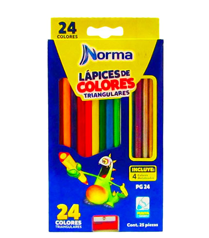 07639 PINTURA NORMA LARGA X 24 COL. MINA 4.2mm (36) - Image 1
